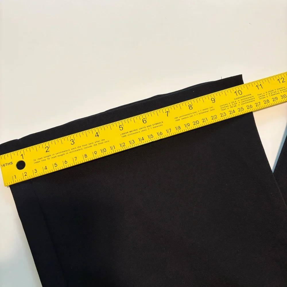 Hot Kiss Y2K Low Rise Black Flare Pants w/ Heart Buckle – Emo Grunge 2000s - Picture 14 of 15